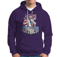 Christian Hoodie Jesus Is My Superhero - Wonder Print Shop