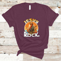 Christian T Shirt Jesus Is My Rock - Wonder Print Shop