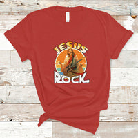 Christian T Shirt Jesus Is My Rock - Wonder Print Shop