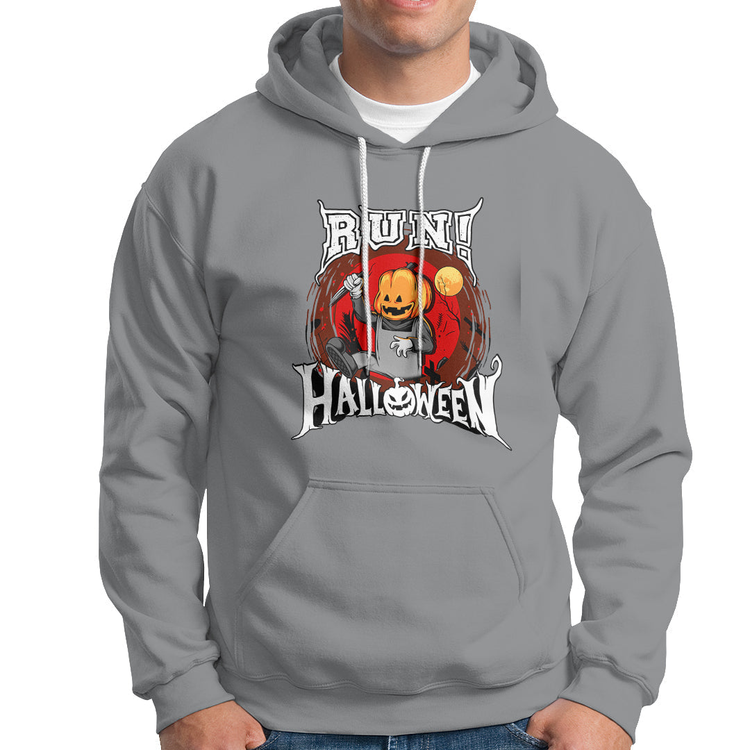 Pumpkin Head Hoodie Run! Halloween - Wonder Print Shop