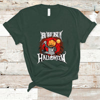 Pumpkin Head T Shirt Run! Halloween - Wonder Print Shop