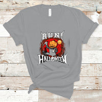 Pumpkin Head T Shirt Run! Halloween - Wonder Print Shop