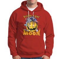 Pumpkin Head Hoodie Reserve A Seat For You On The Moon - Wonder Print Shop