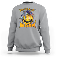 Pumpkin Head Sweatshirt Reserve A Seat For You On The Moon - Wonder Print Shop