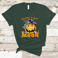 Pumpkin Head T Shirt Reserve A Seat For You On The Moon - Wonder Print Shop