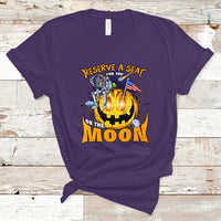 Pumpkin Head T Shirt Reserve A Seat For You On The Moon - Wonder Print Shop