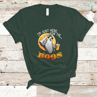 Im Just Here For The Boos T Shirt - Wonder Print Shop