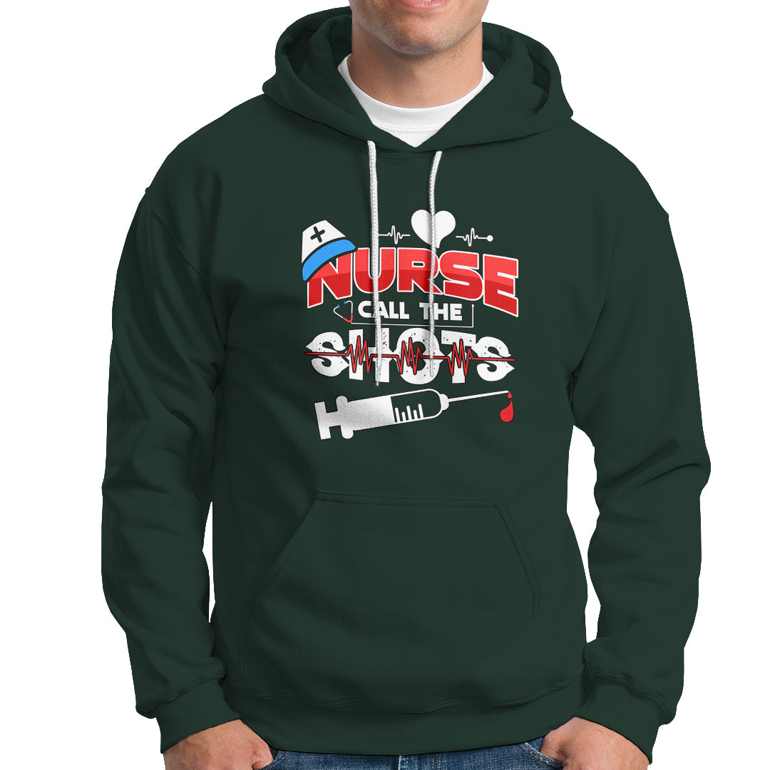 Nurse Hoodie Call The Shots - Wonder Print Shop