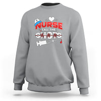 Nurse Sweatshirt Call The Shots - Wonder Print Shop