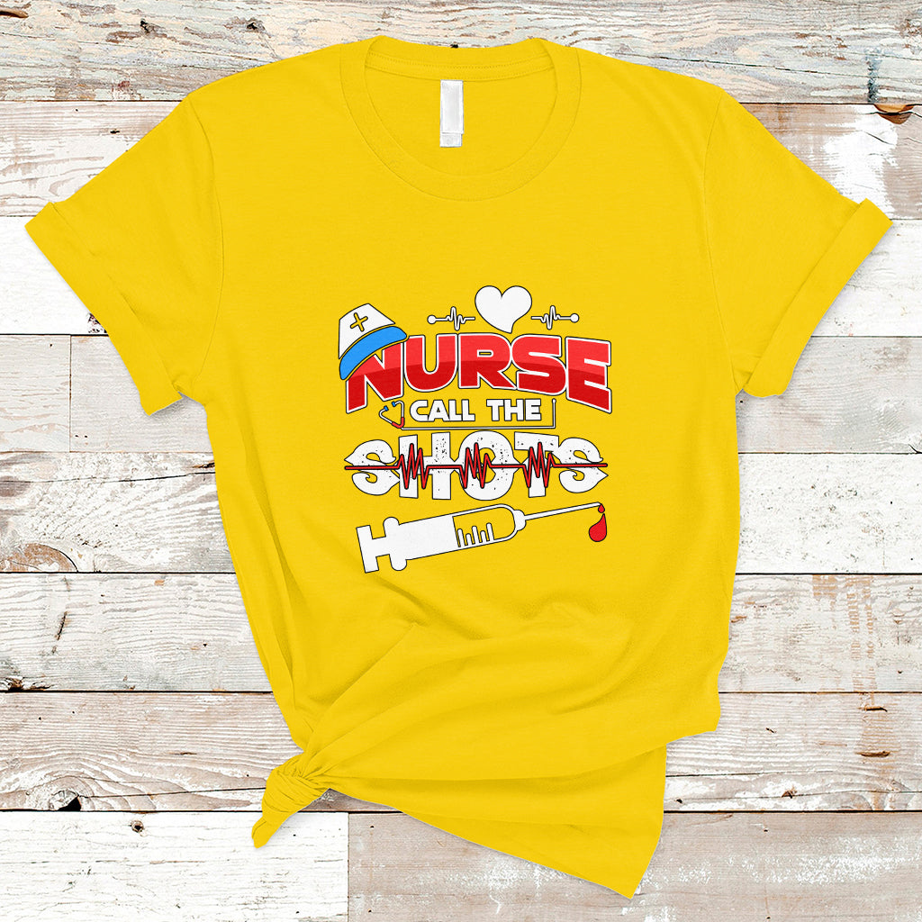Nurse T Shirt Call The Shots - Wonder Print Shop