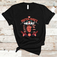 Nurse T Shirt Practical Nurses Heart - Wonder Print Shop