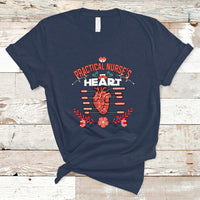 Nurse T Shirt Practical Nurses Heart - Wonder Print Shop