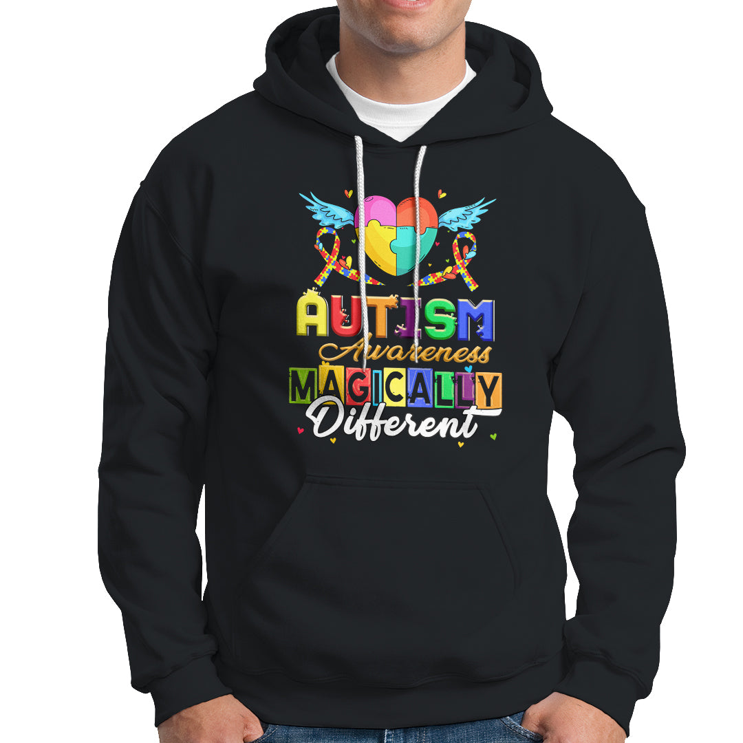 Autism Awareness Hoodie Magically Different - Wonder Print Shop