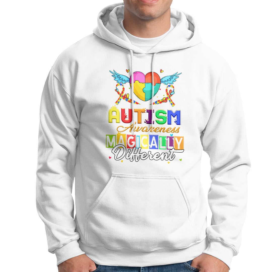 Autism Awareness Hoodie Magically Different - Wonder Print Shop