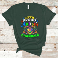 Im A Proud Autism Grandma T Shirt - Wonder Print Shop