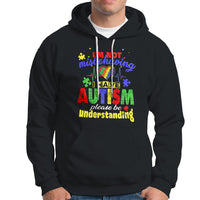 Autism Mom Hoodie Im Not Misbehaving - Wonder Print Shop