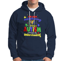 Autism Mom Hoodie Im Not Misbehaving - Wonder Print Shop