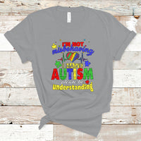 Autism Mom T Shirt Im Not Misbehaving - Wonder Print Shop