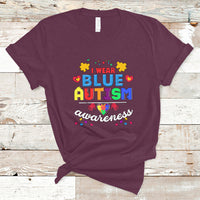 I Wear Blue Autism Awareness T Shirt - Wonder Print Shop