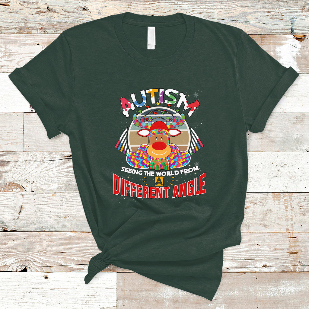 Autism T Shirt Im Seeing The World From Different Angle - Wonder Print Shop