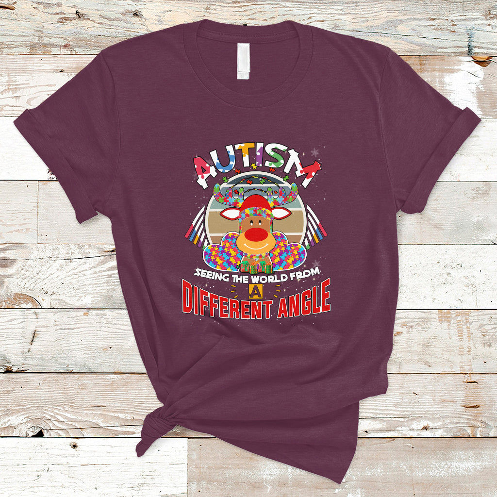 Autism T Shirt Im Seeing The World From Different Angle - Wonder Print Shop