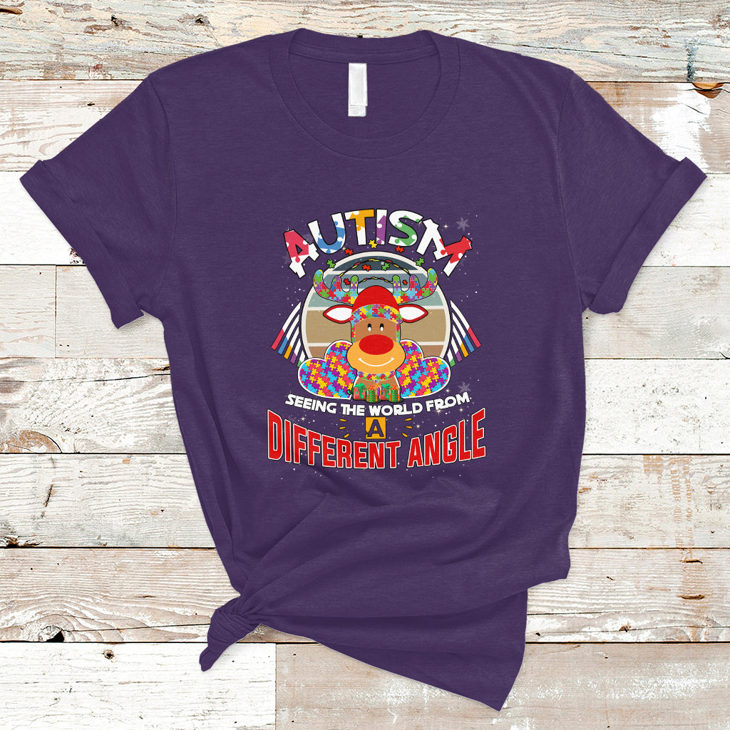 Autism T Shirt Im Seeing The World From Different Angle - Wonder Print Shop