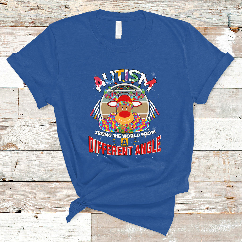 Autism T Shirt Im Seeing The World From Different Angle - Wonder Print Shop