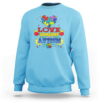 Love Someone With Autism Sweatshirt - Wonder Print Shop