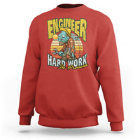 Engineer Sweatshirt Hard Work In Prosess - Wonder Print Shop