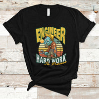 Engineer T Shirt Hard Work In Prosess - Wonder Print Shop