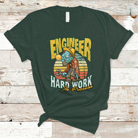 Engineer T Shirt Hard Work In Prosess - Wonder Print Shop