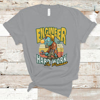 Engineer T Shirt Hard Work In Prosess - Wonder Print Shop