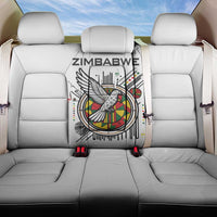 Spirit of Zimbabwe Back Car Seat Cover Tribal Patterns, Flag Colors and Symbol of Peace