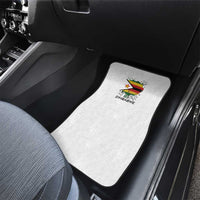 Spirit of Zimbabwe Car Mats Tribal Patterns, Flag Colors and Symbol of Peace