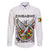 Spirit of Zimbabwe Family Matching Long Sleeve Bodycon Dress and Hawaiian Shirt Tribal Patterns, Flag Colors and Symbol of Peace