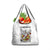 Spirit of Zimbabwe Grocery Bag Tribal Patterns, Flag Colors and Symbol of Peace