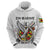 Spirit of Zimbabwe Hoodie Tribal Patterns, Flag Colors and Symbol of Peace