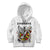 Spirit of Zimbabwe Kid Hoodie Tribal Patterns, Flag Colors and Symbol of Peace