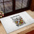 Spirit of Zimbabwe Rubber Doormat Tribal Patterns, Flag Colors and Symbol of Peace