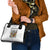 Spirit of Zimbabwe Shoulder Handbag Tribal Patterns, Flag Colors and Symbol of Peace