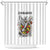 Spirit of Zimbabwe Shower Curtain Tribal Patterns, Flag Colors and Symbol of Peace