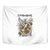 Spirit of Zimbabwe Tapestry Tribal Patterns, Flag Colors and Symbol of Peace