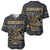 Zimbabwean Bird Statue Baseball Jersey Tribal Pattern with National Flag Patch and Heritage Symbol