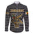 Zimbabwean Bird Statue Family Matching Short Sleeve Bodycon Dress and Hawaiian Shirt Tribal Pattern with National Flag Patch and Heritage Symbol