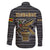 Zimbabwean Bird Statue Family Matching Short Sleeve Bodycon Dress and Hawaiian Shirt Tribal Pattern with National Flag Patch and Heritage Symbol