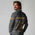 Zimbabwean Bird Statue Long Sleeve Polo Shirt Tribal Pattern with National Flag Patch and Heritage Symbol