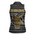 Zimbabwean Bird Statue Women Sleeveless Polo Shirt Tribal Pattern with National Flag Patch and Heritage Symbol