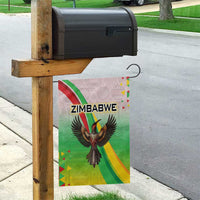 Zimbabwe Vibe Garden Flag Tribal-Inspired Background with Geometric Flag Color Design