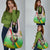 Zimbabwe Vibe Grocery Bag Tribal-Inspired Background with Geometric Flag Color Design