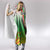 Zimbabwe Vibe Hooded Blanket Tribal-Inspired Background with Geometric Flag Color Design